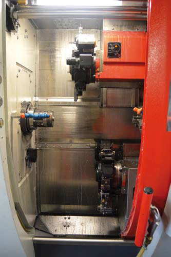 2 Stueck EMCO Hyperturn 45 (C Achse, Y Achse bis Stangenmaterial Rd.45)